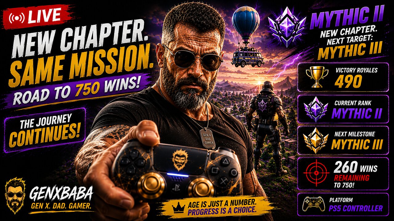 🔴 LIVE: 490 Wins Later...New Chapter. Same Mission. | Road to 750 Continues! ⚡