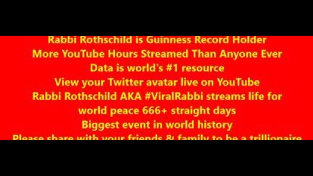 Discord.me/Rabbi #Rabbi #Rothschild #ViralRabbi #IRL 24/7/365 #YouTube #Music #News #Live #Chat