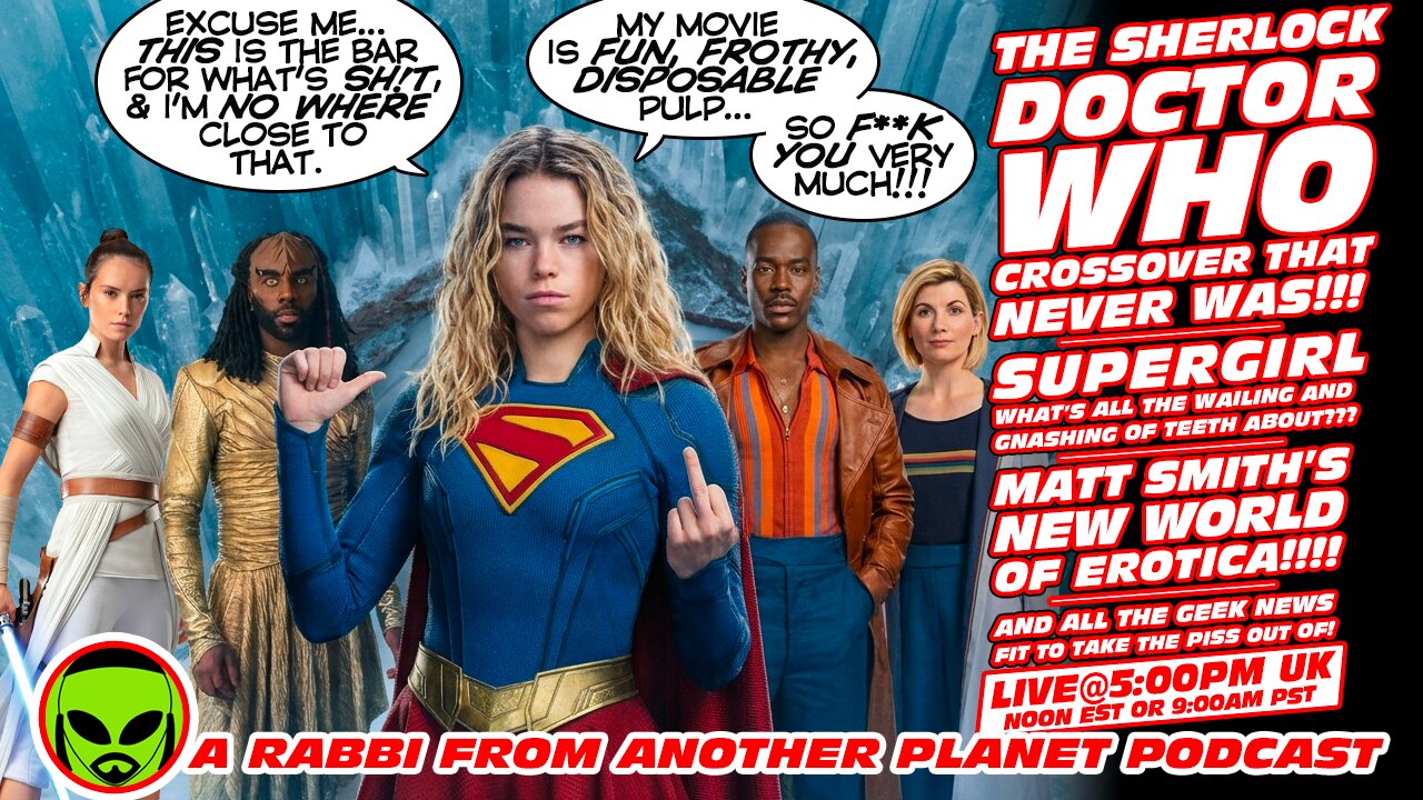 LIVE@5: Doctor Who/Sherlock Crossover!!! Supergirl!!! The Erotic World of Matt Smith!!!