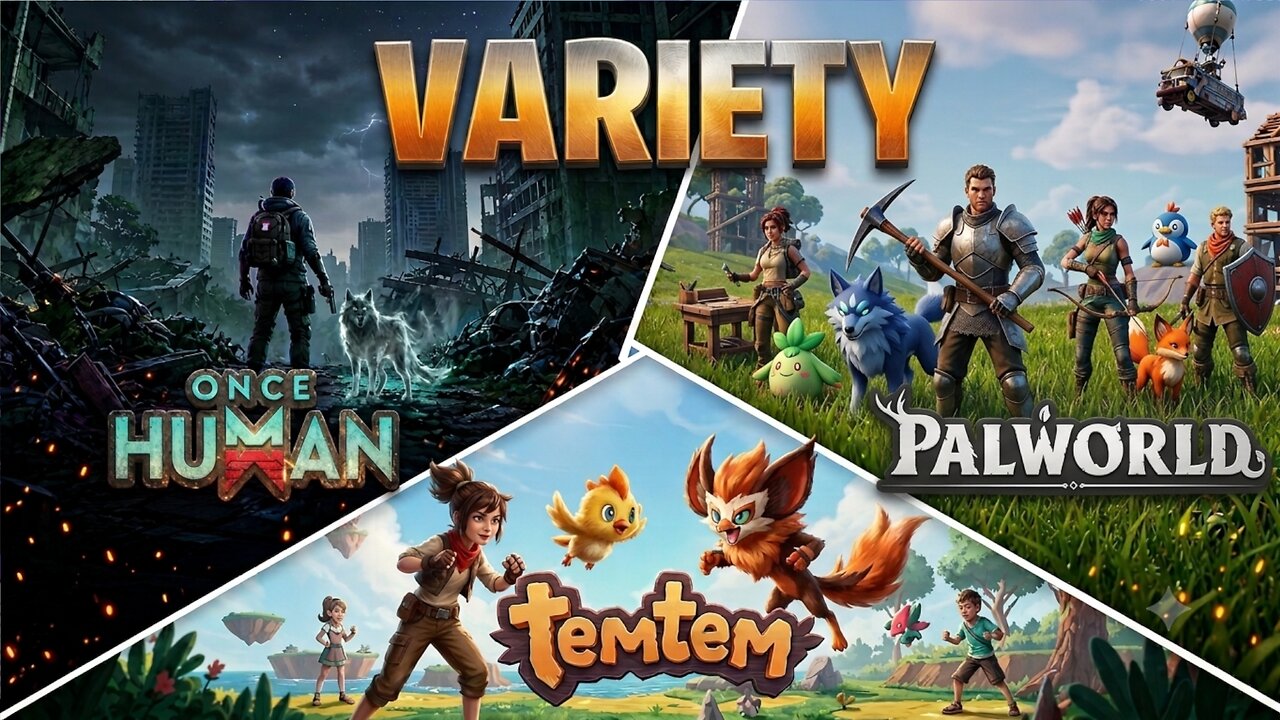 Variety Games!!! 54/75 unique chatters