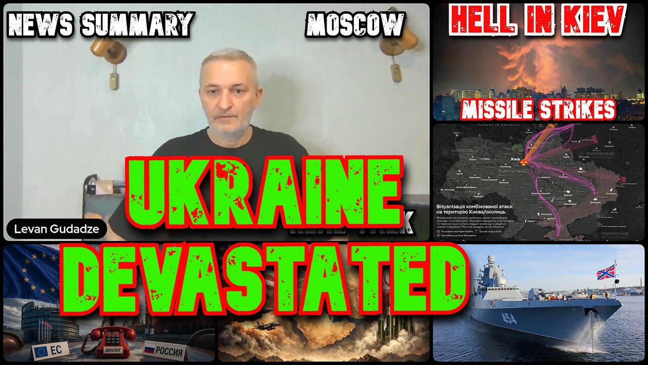 Ukraine Devastated - Missile Strikes, Naval Blockade, Battlefield Failures. EU - Russia Secret Talks