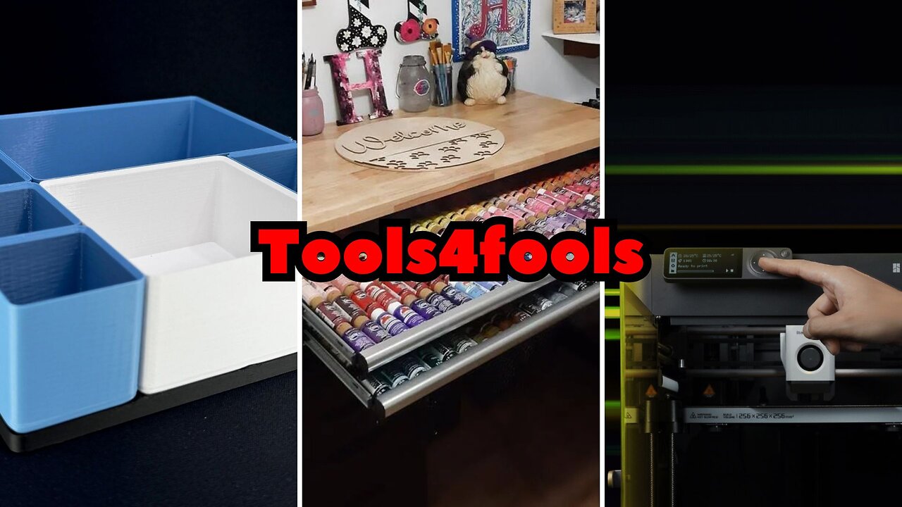 Tools 4 Fools - 72 Inch Husky Workbench Drawers With Gridfinity