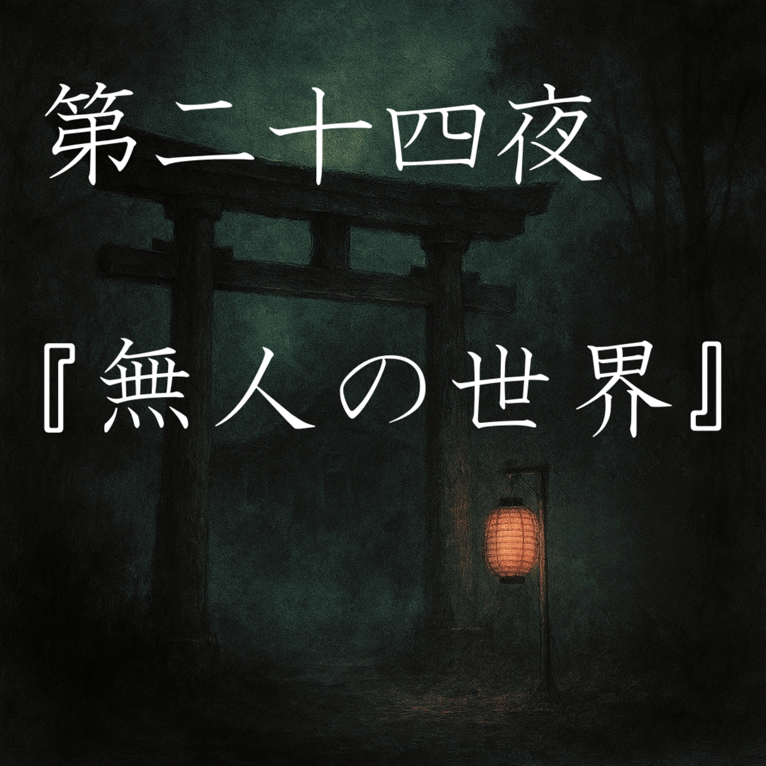 【怪談】第二十四夜『無人の世界』