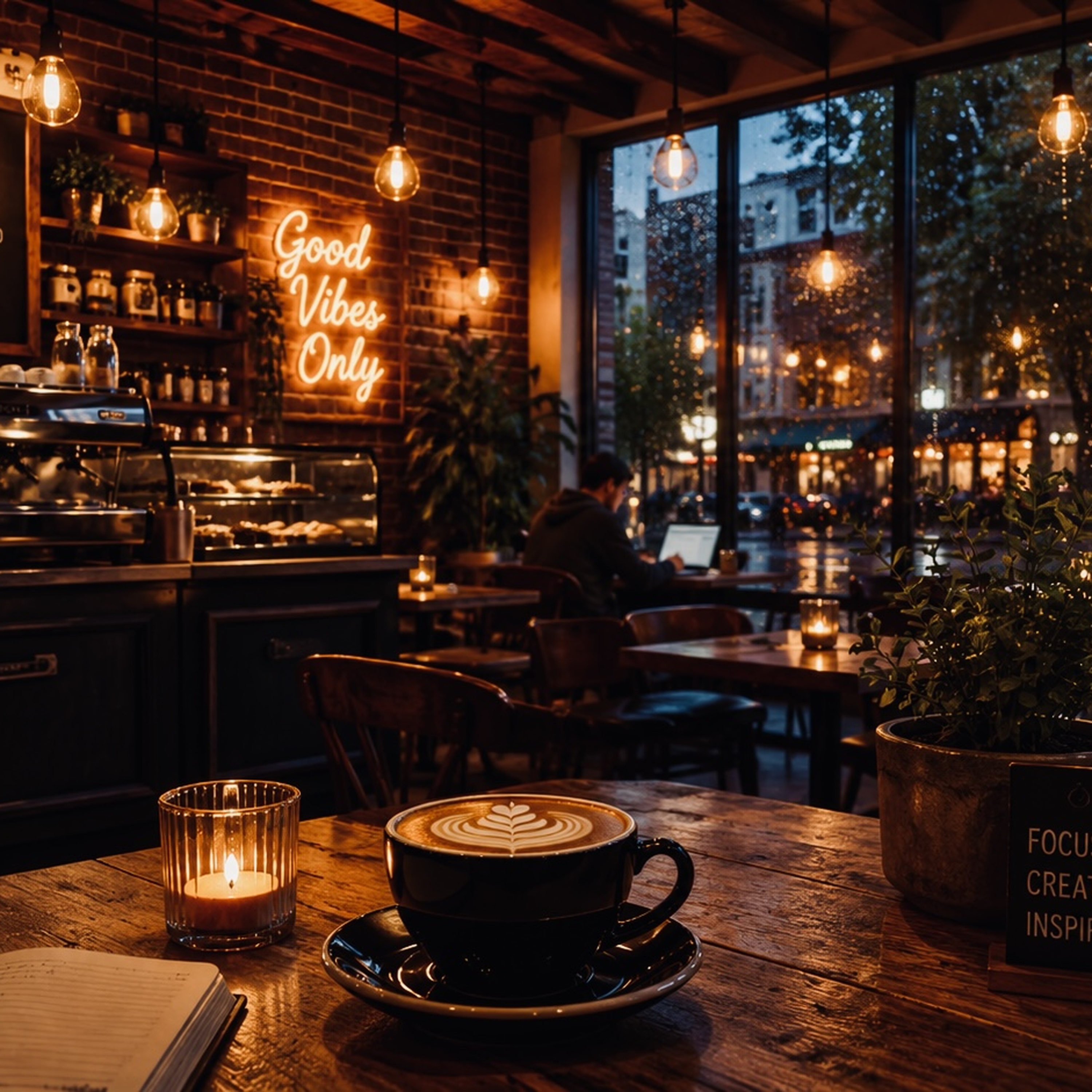 ☕ COFFEE SHOP BACKGROUND NOISE | REALISTIC CAFE AMBIENCE FOR CONCENTRATION