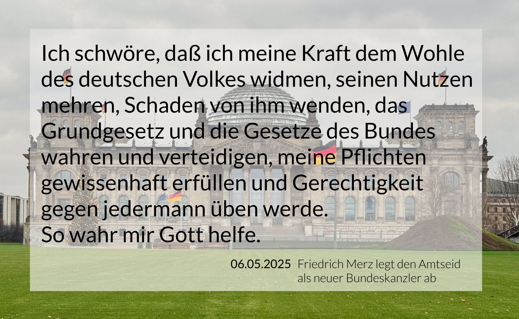 ↘️ Verschlechterung oder ↗️ Verbesserung für das poplige Volk?
GKV-Reform ↘️ Verschlechterung
Heizungsgesetz ↘️ Verschlechterung
Bürokratieabbau ↗️ Verbesserung?
Grundsicherung ↘️ Verschlechterung
Sozialleistungen ↘️ Verschlechterung
Informationsfreiheit ↘️ Verschlechterung
Klimaschutz ↘️ Verschlechterung
Mieterschutz ↘️ Verschlechterung
Hitzeschutz ↘️ Verschlechterung
Aktivrente ↘️ Verschlechteru