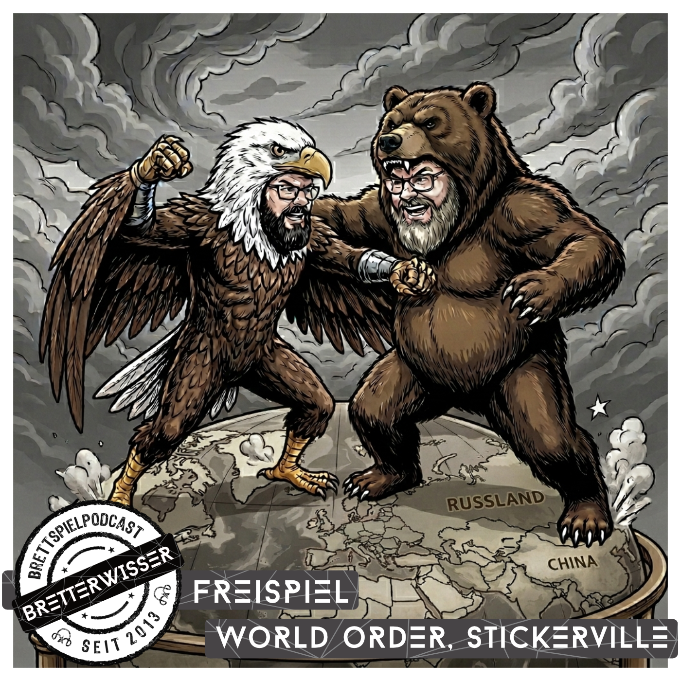 BW597 - FreiSpiel: World Order, Cozy Stickerville und Panda Royal