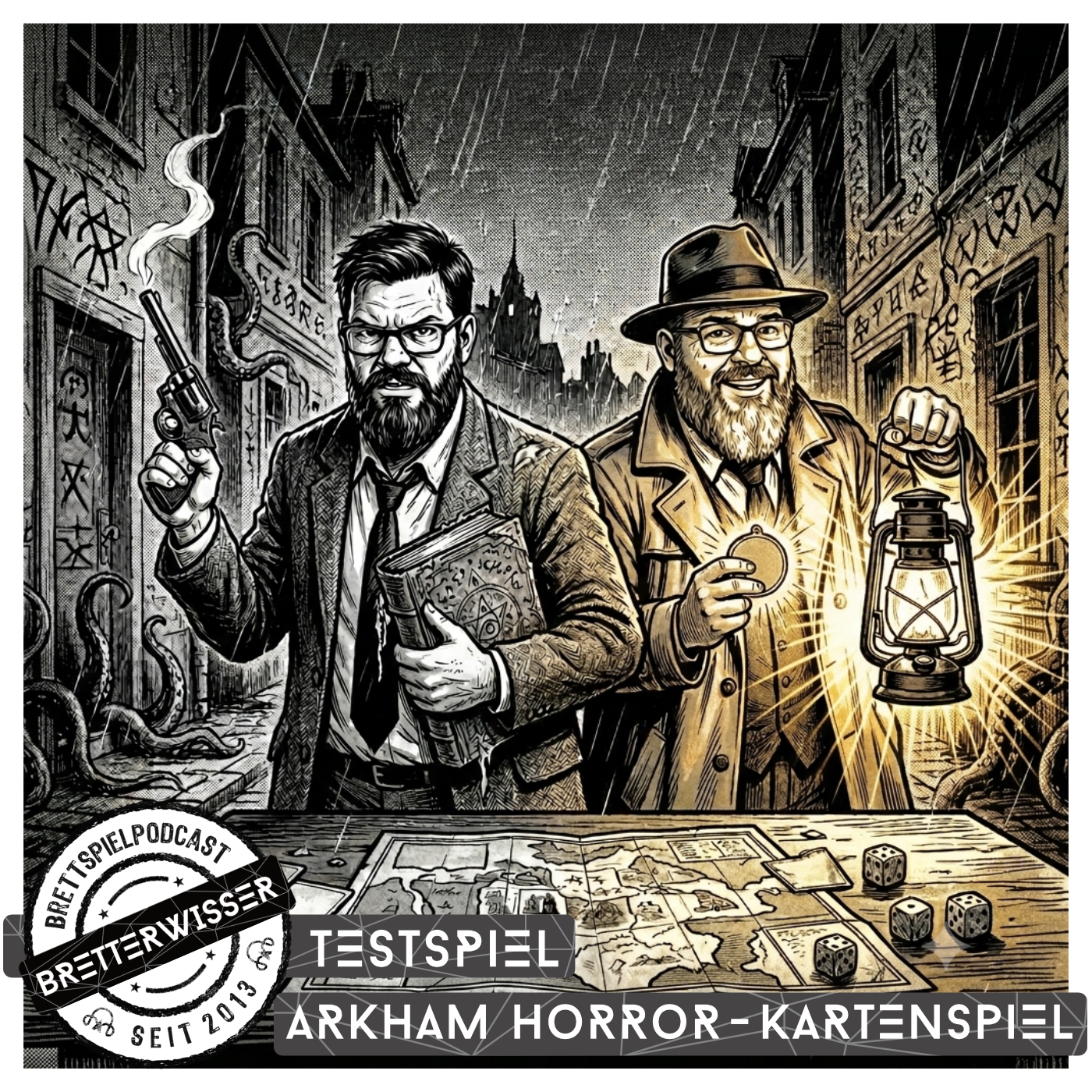BW598 - TestSpiel: Arkham Horror - Das Kartenspiel (2026) und ältere Spiele