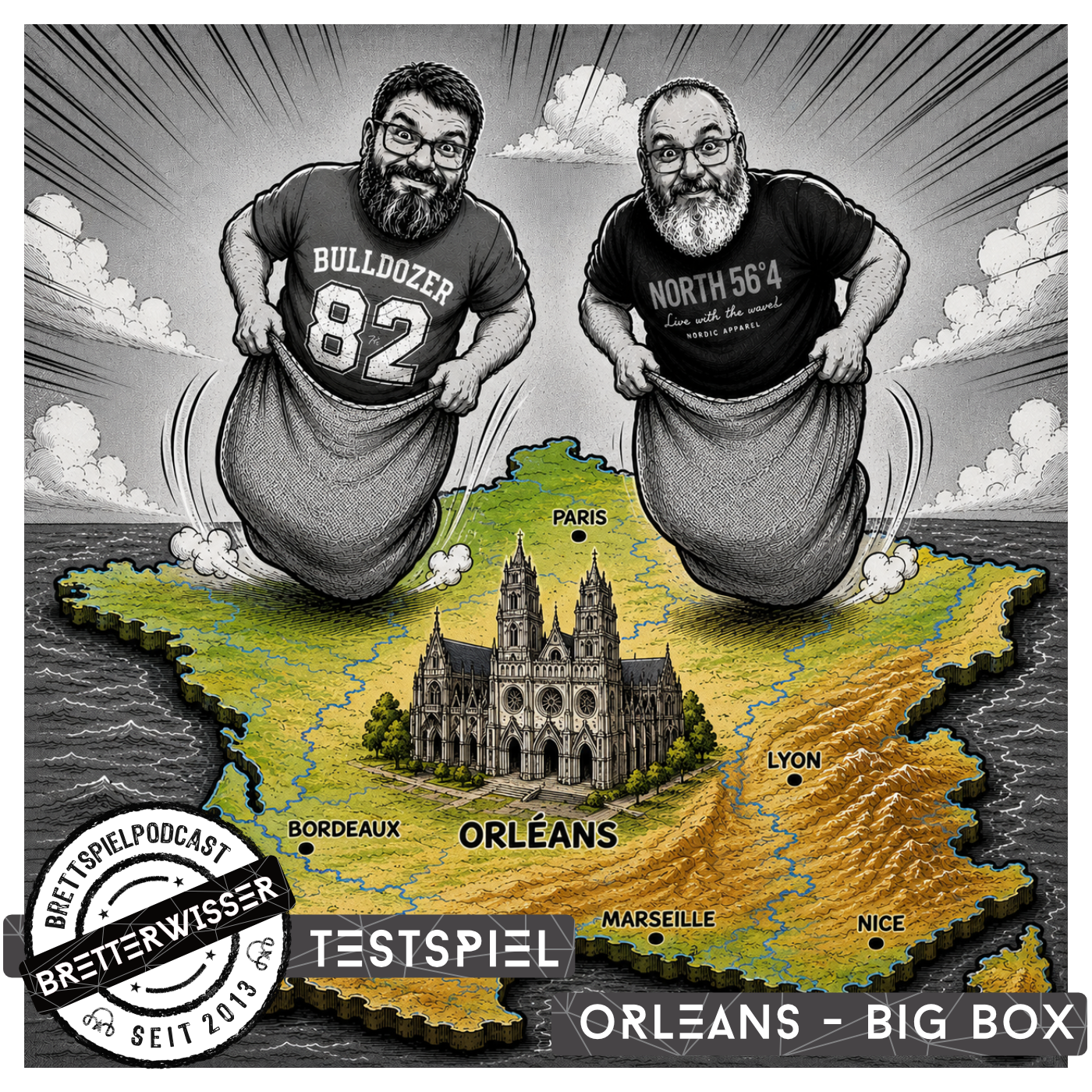 BW599 - TestSpiel: Orleans Big Box und Spieleverkaufsratgeber