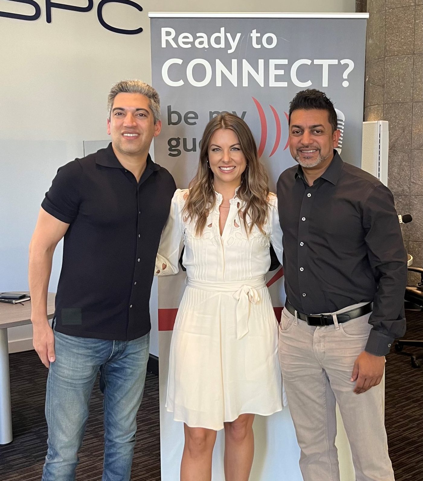 Raj Choudhury with Alloy and Brooke MacLean with Marketwake