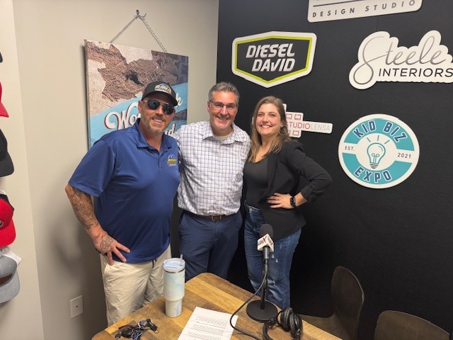 Robert Murray with HWA, Kelly Habowski wtih Keller Williams and Dereck Jensen with Jensen’s Precision Power Washing