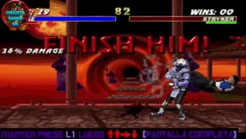 Mortal Kombat Trilogy Guia Finish Moves Smoke