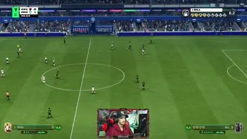 Corte e gol de canhota