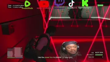 Doing The Lazer Dance to get paid
