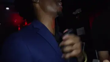 Solomon sharking at Streamer U Prom