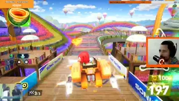 primeira vitória no sonic racing crossroads!!