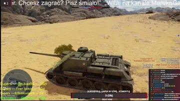 War Thunder  SU-100 w akcji