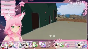 Destiny sincerely enjoying her video game.