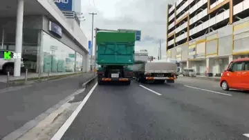 よそ見運転で追突寸前