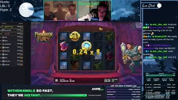 3kx bonus on Forbidden Fury!!!!