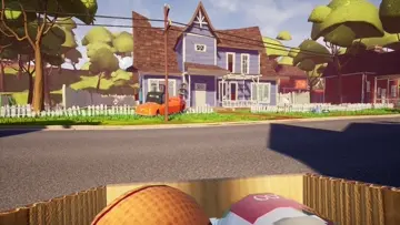 Sam sam jugando hello vecino