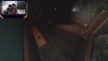 trying to escape from the ghost. 