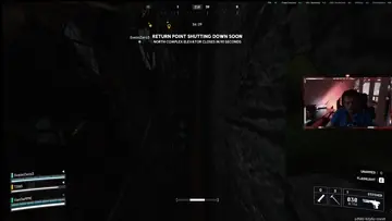 A hole in the stairs