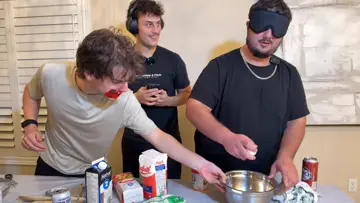 Elpickle cracks egg on big b's head 