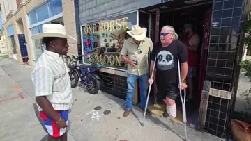 Disabled man