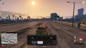 The chase is going well, oops...