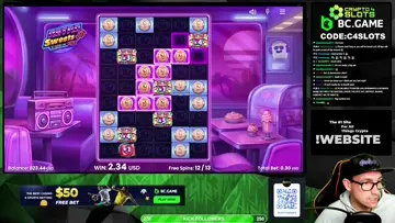 retro sweets  almost max win