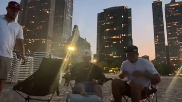 Relax en la playa jaja