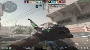 insane flick on guy holding lower tunz