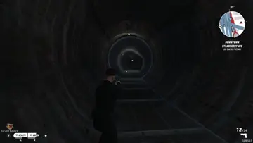 Guy with the bunny mask peek a boo