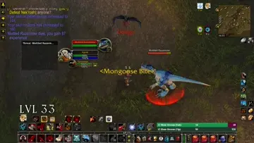 Rip lvl 33 by sleeping and Mottled Razormaw