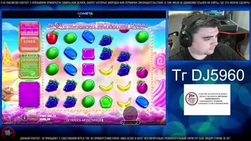 Занос х1689 Sweet Bonanza 1000