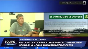 Oscar Silva conflicto de COOPSER con desarrollador