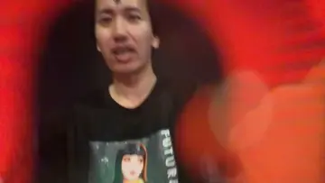 中央分離帯で……