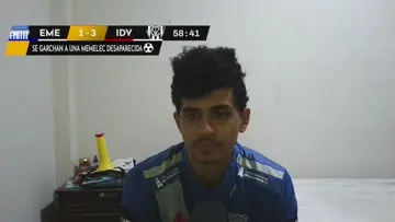 reaccion en directo del partido d | Clip
