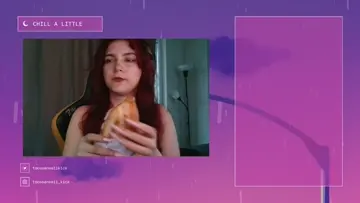 taco eating sandwich