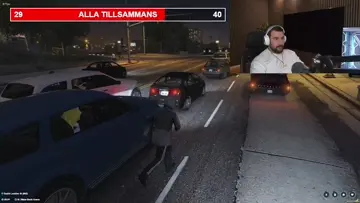Alberto skjuter och flyr