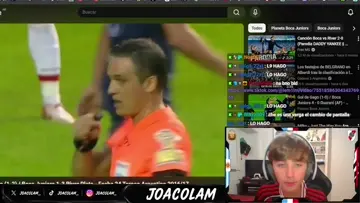 JOACO GRITANDO EL GOL DE BOCA