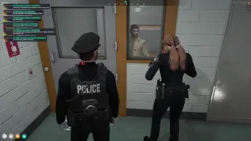 James Adams in the cells