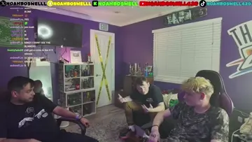 Mikey blew smoke in Noahs face then kicked out