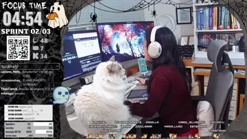 Brincando Fitinha com Gato