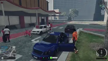 Brudda nem fighting about a seat.