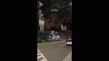 Nigga on a golf cart😂