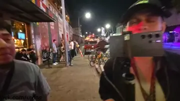dapped up by chicken Andy
