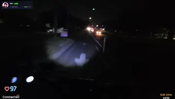 Crashed into a car