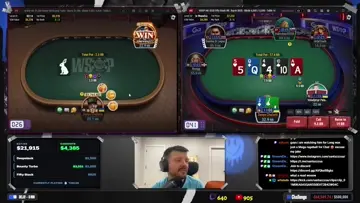 $1050 AKs vs KQ