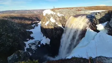 Cinema waterfall in Alta (unmarked)